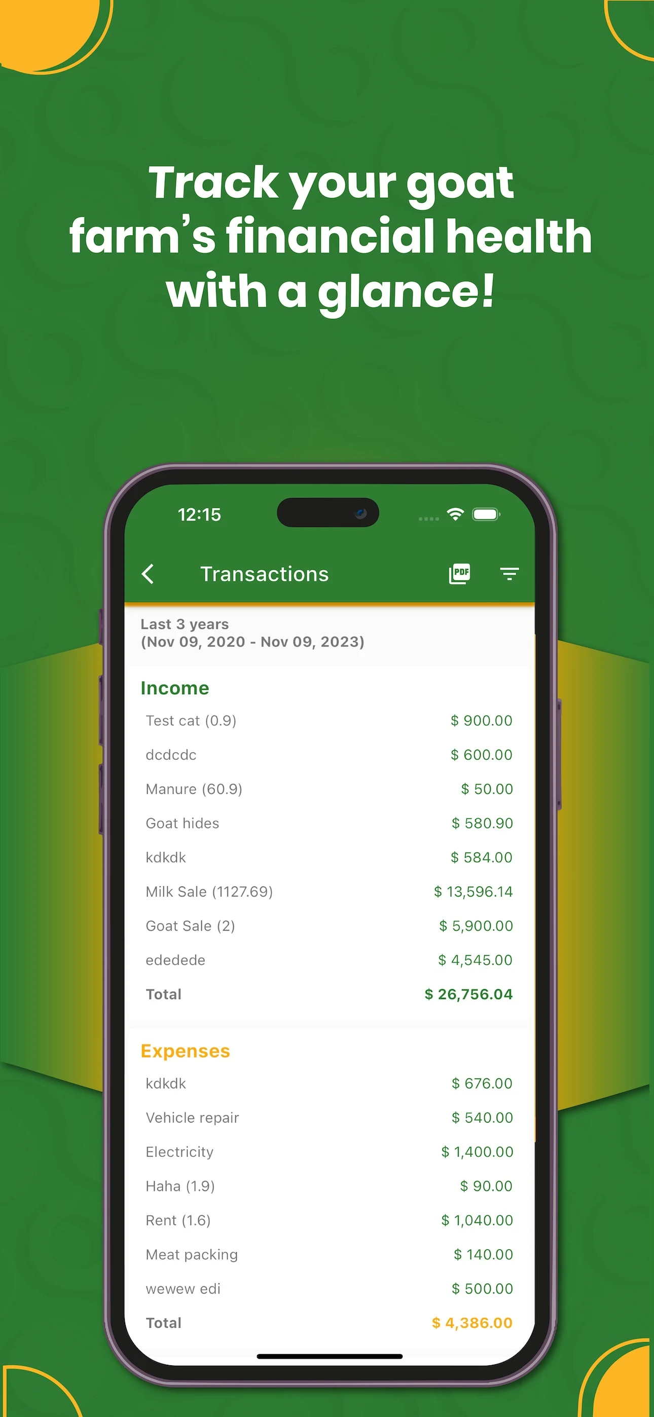 My Goat Manager - Farming app screenshot